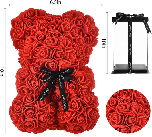 Luxury Rose Bear (Red)