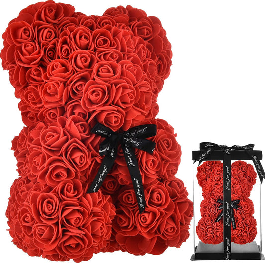 Luxury Rose Bear (Red)