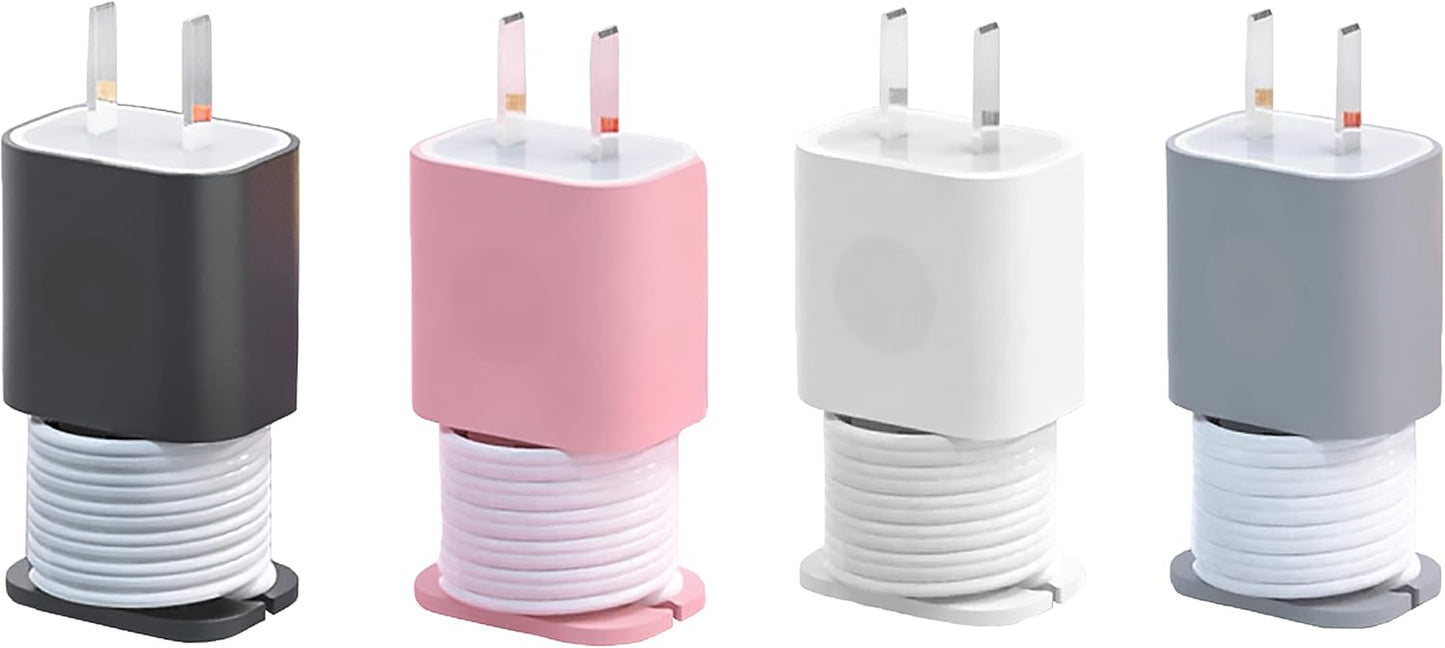 Silicone Charger Protector with Cord Wrap Compatible with 18W/20W Charger - (Charger Not Included)