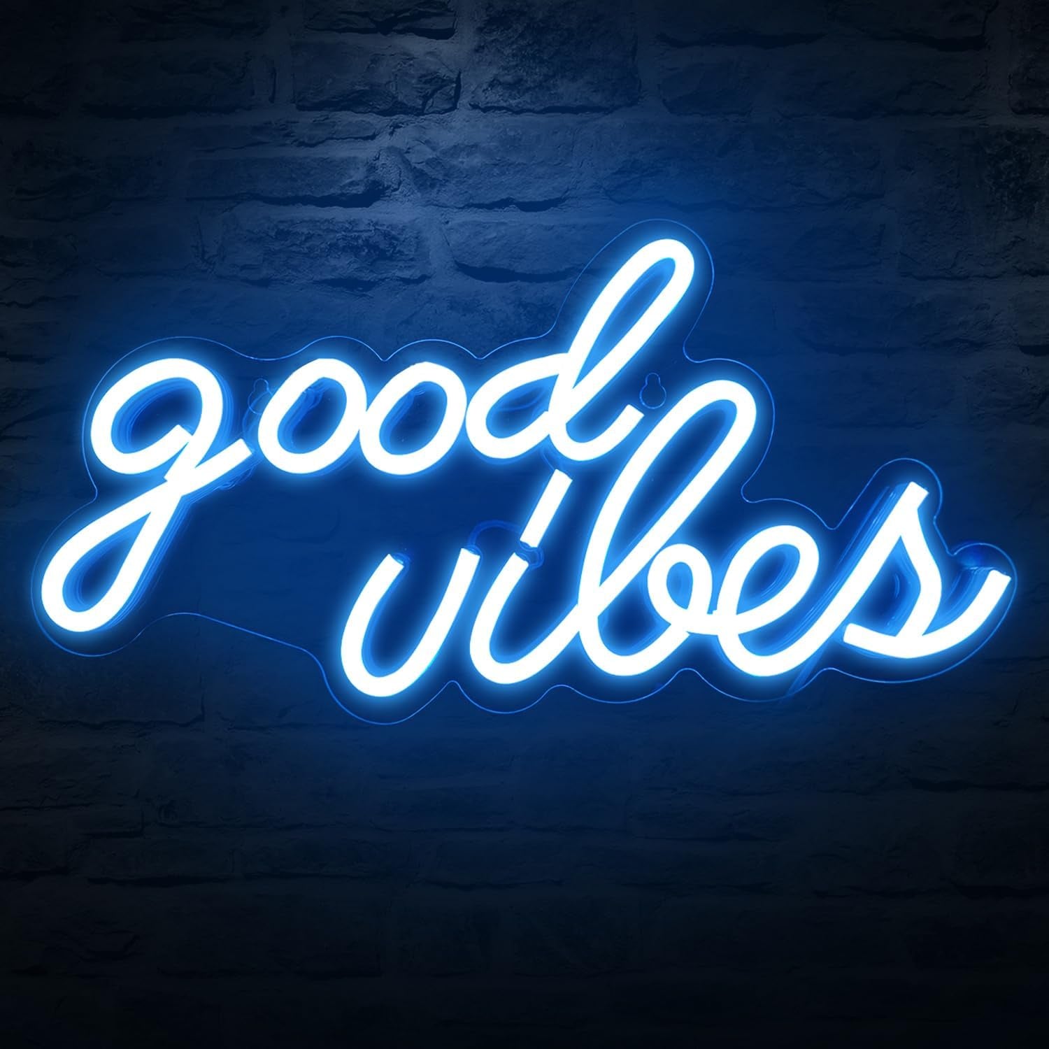 "Good Vibes" Neon Sign for Wall Powered by USB Neon Light